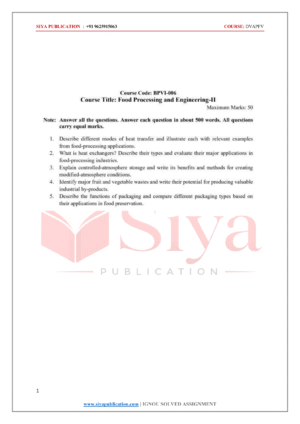 IGNOU BPVI-006 Solved Assignment 2026-27 – English Medium