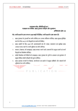 IGNOU BPVI-007 Solved Assignment 2026-27 – Hindi Medium