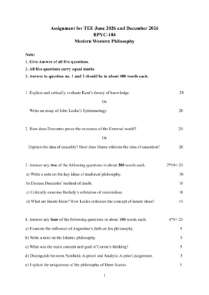 IGNOU BPYC-104 Solved Assignment 2026-27 – English Medium