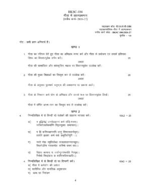 IGNOU BSKC-104 Solved Assignment 2026-27 – Hindi Medium