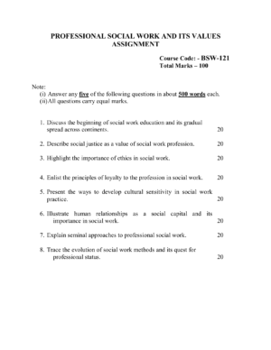 IGNOU BSW-121 Solved Assignment 2026-27 – English Medium