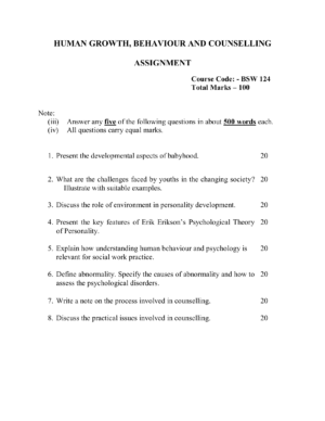 IGNOU BSW-124 Solved Assignment 2026-27 – English Medium