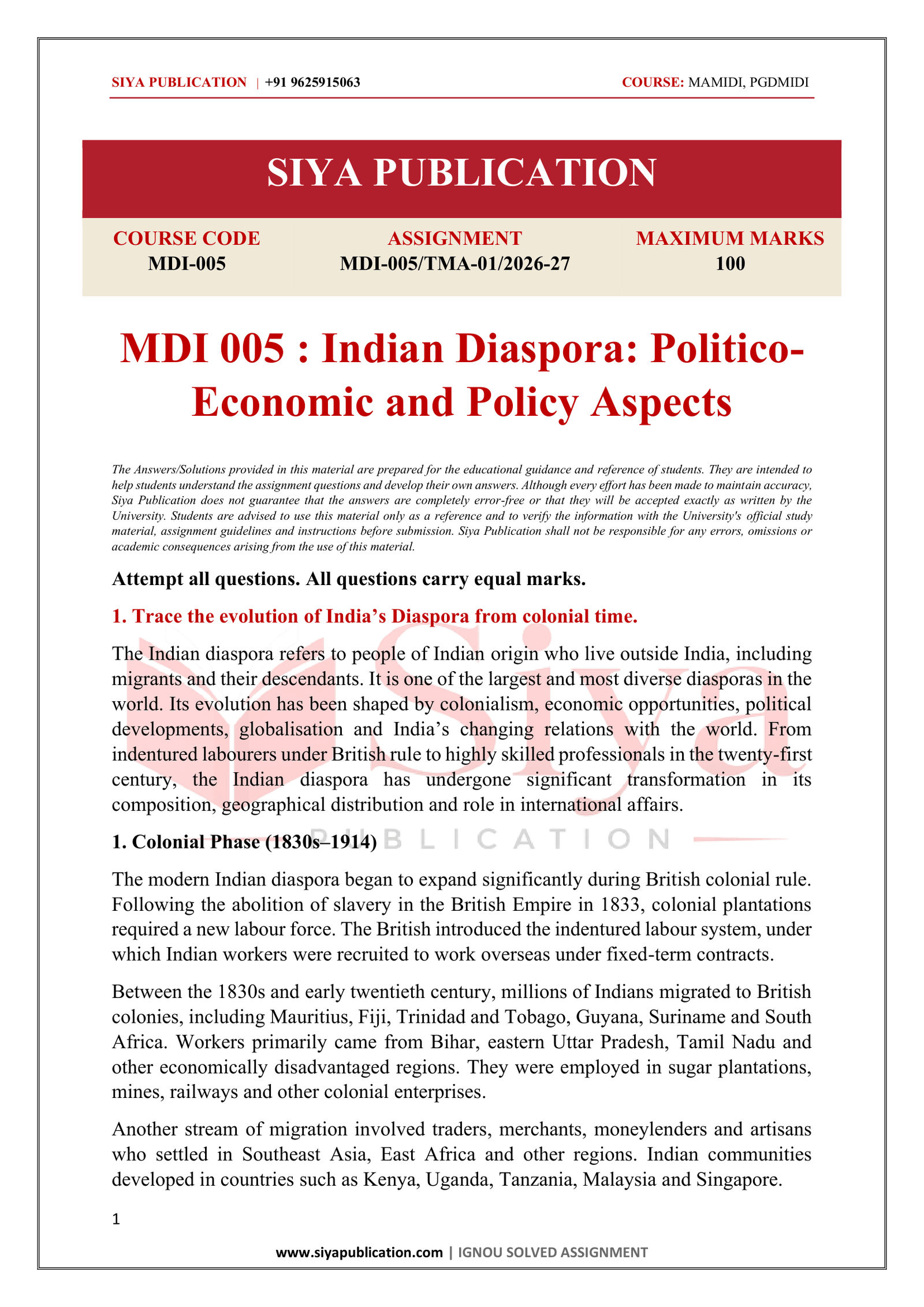 IGNOU MDI-005 Solved Assignment 2026-27 – English Medium - Image 2