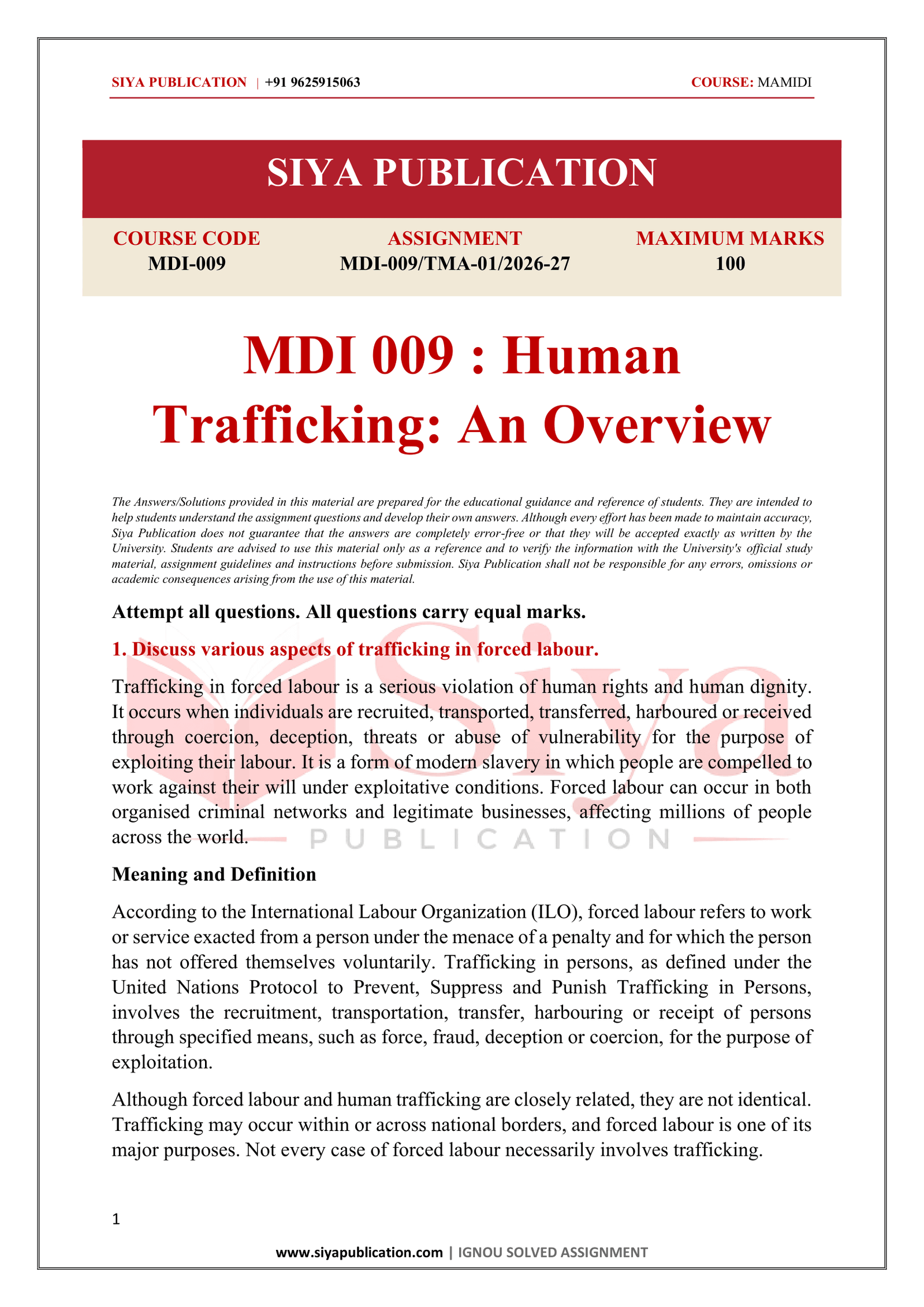 IGNOU MDI-009 Solved Assignment 2026-27 – English Medium - Image 2