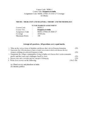 IGNOU MDIE-002 Solved Assignment 2026-27 – English Medium