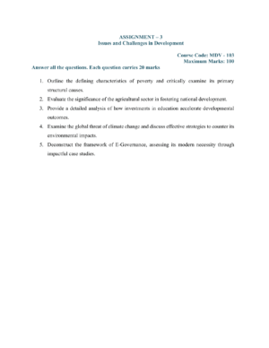 IGNOU MDV-103 Solved Assignment 2026-27 – English Medium