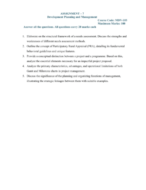 IGNOU MDV-105 Solved Assignment 2026-27 – English Medium