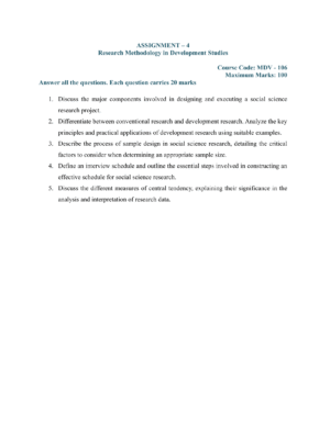 IGNOU MDV-106 Solved Assignment 2026-27 – English Medium