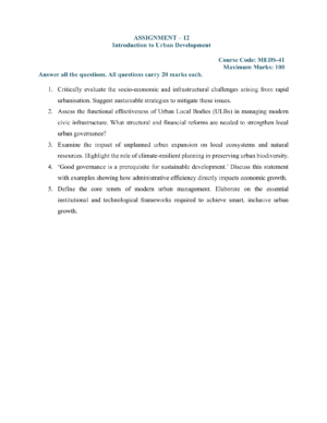 IGNOU MEDS-041 Solved Assignment 2026-27 – English Medium