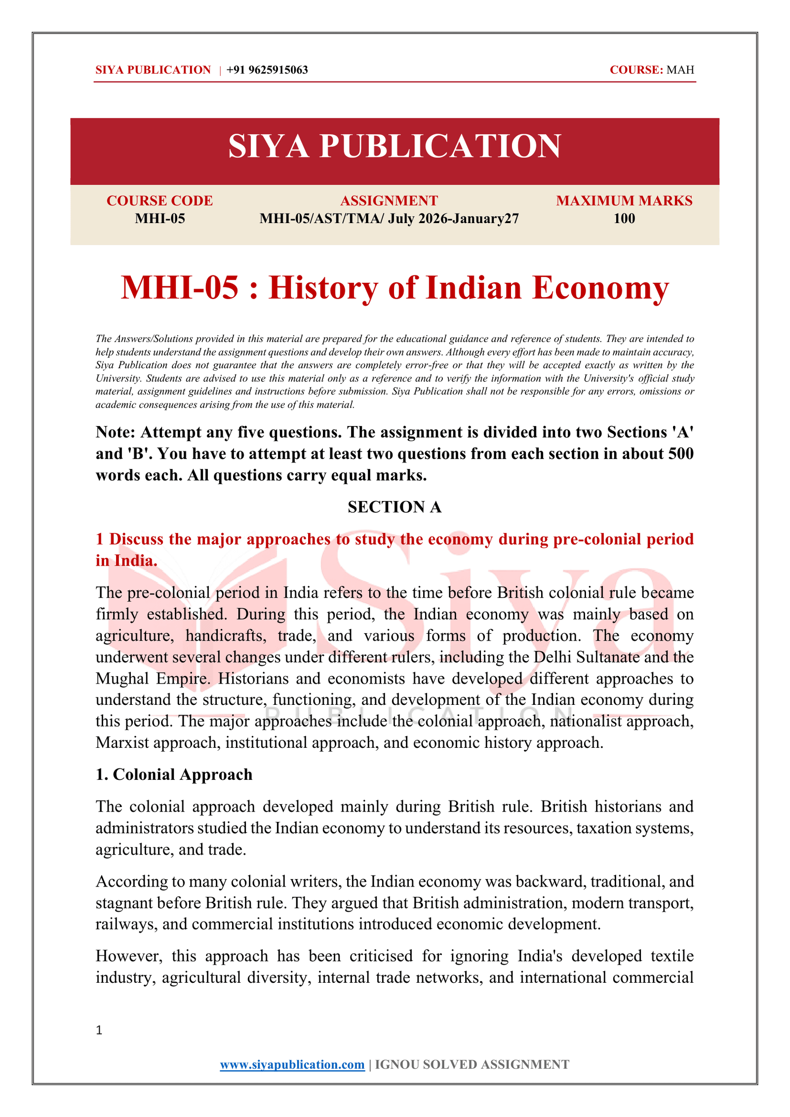 IGNOU MHI-05 Solved Assignment 2026-27 – English Medium - Image 2