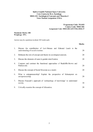 IGNOU MSO-101 Solved Assignment 2026-27 – English Medium