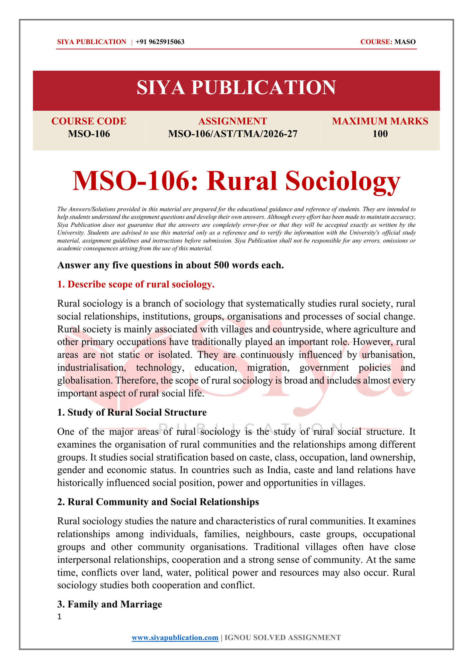 IGNOU MSO-106 Solved Assignment 2026-27 – English Medium - Image 2