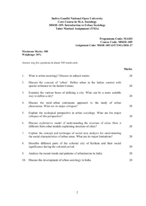 IGNOU MSOE-105 Solved Assignment 2026-27 – English Medium